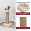 Boho Cat Tree, 38.2" Tall, Beige