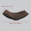 Lorena Space Saving Wall Mounted Cat Perch with Soft Cushion, Brown
