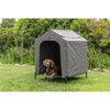 2-in-1 Elevated Portable Dog House or Dog Cot & Tent for Medium-Large Dogs
