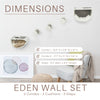 Eden Wall Mount Cat Tree Set, 2 Condos with 3 Steps, Cat Furniture