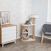Falco Plush & Sisal 2-Level 46" Cat Tree, Scratching Posts & 2-Story Condo