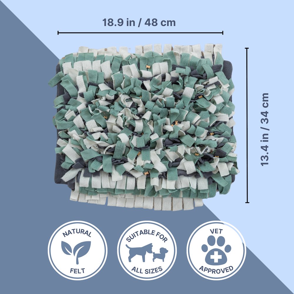 Snuffle Mat for Dogs Level 1 Enrichment Puzzle for Dogs Slow Feeder