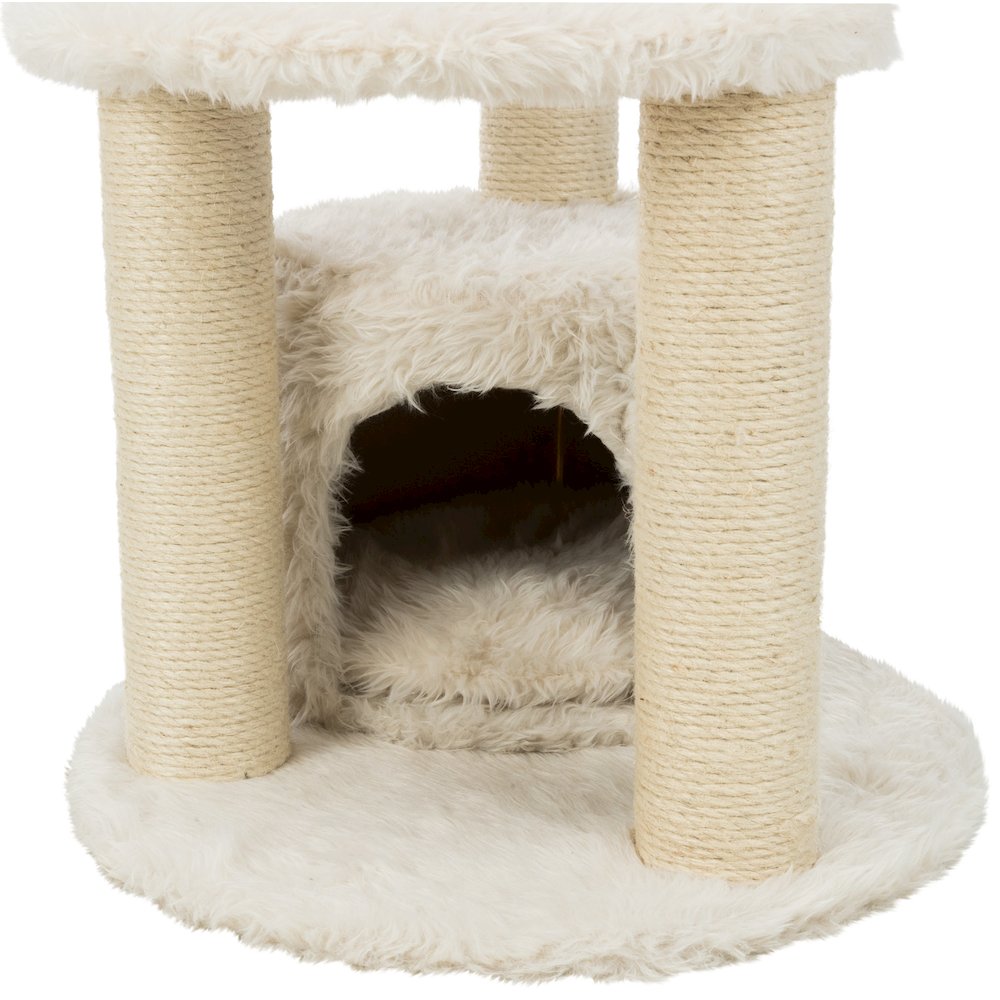 Baza Junior Jute & Plush 3-Level 39" Cat Tower, Scratching Posts and Condo