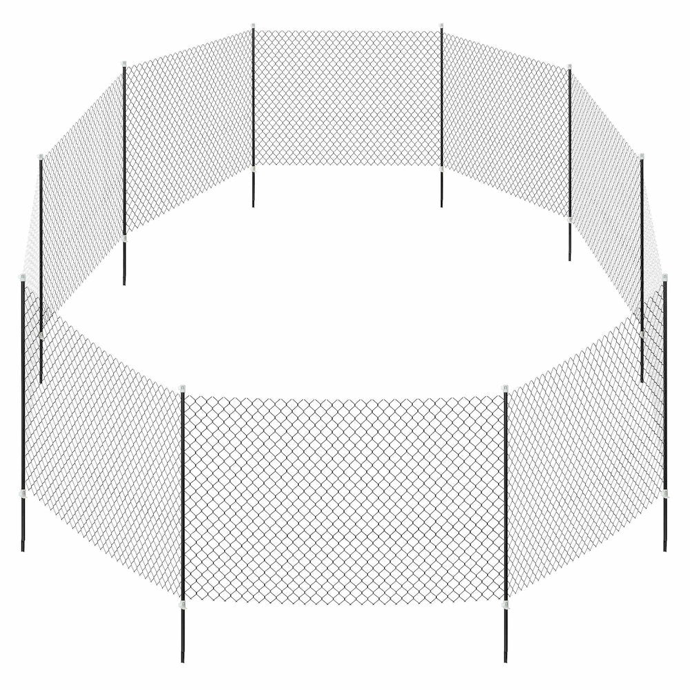 Portable Pet Fence, Mesh Dog Playpen, Outdoor Camping Fence, Easy to Transport