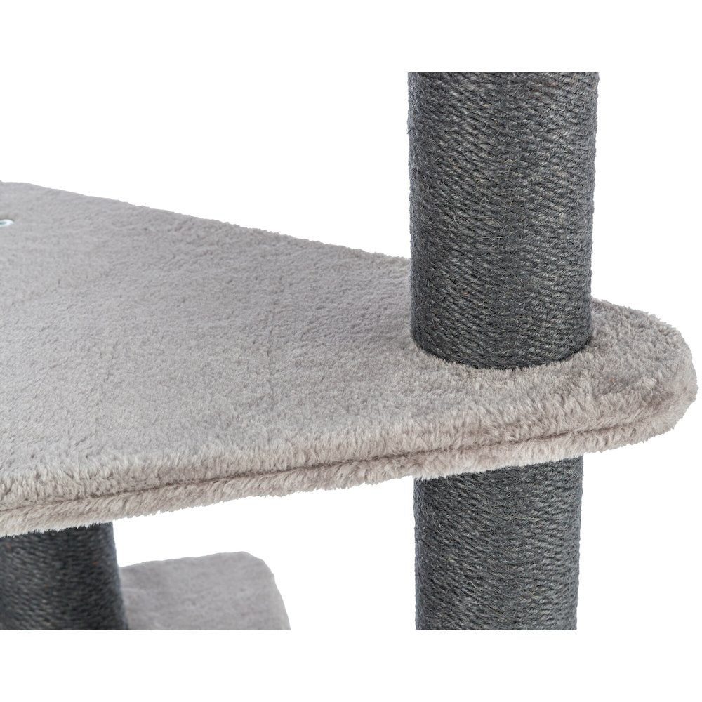 Altea Plush 3-Level 46.1" Cat Tree with Sisal Scratching Posts & Cat Toy