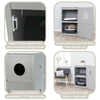 2-Story Cat Litter Box Enclosure Hidden Litter Indoor Cat Furniture Accent Table