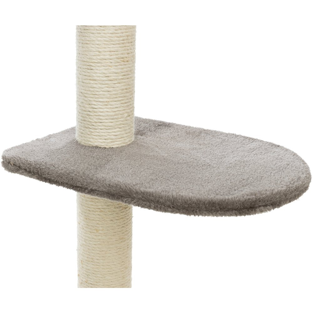 Altea Plush 3-Level 46.1" Cat Tree with Sisal Scratching Posts & Cat Toy, Gray