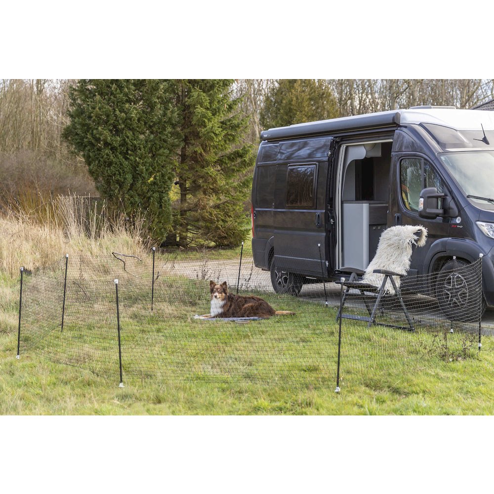 Portable Pet Fence, Mesh Dog Playpen, Outdoor Camping Fence, Easy to Transport