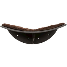 Lea Space Saving Wall Mounted Cat Perch with Soft Cushion, Espresso Brown