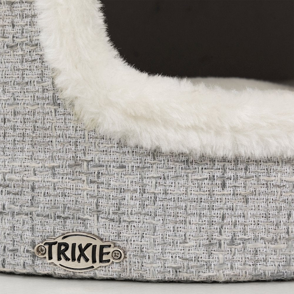 Fonda XXL Sisal & Plush 2-Level 39" Cat Tree with Scratching Post & Condo, Gray