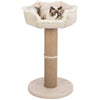 Boho Cat Tree, 38.2" Tall, Beige