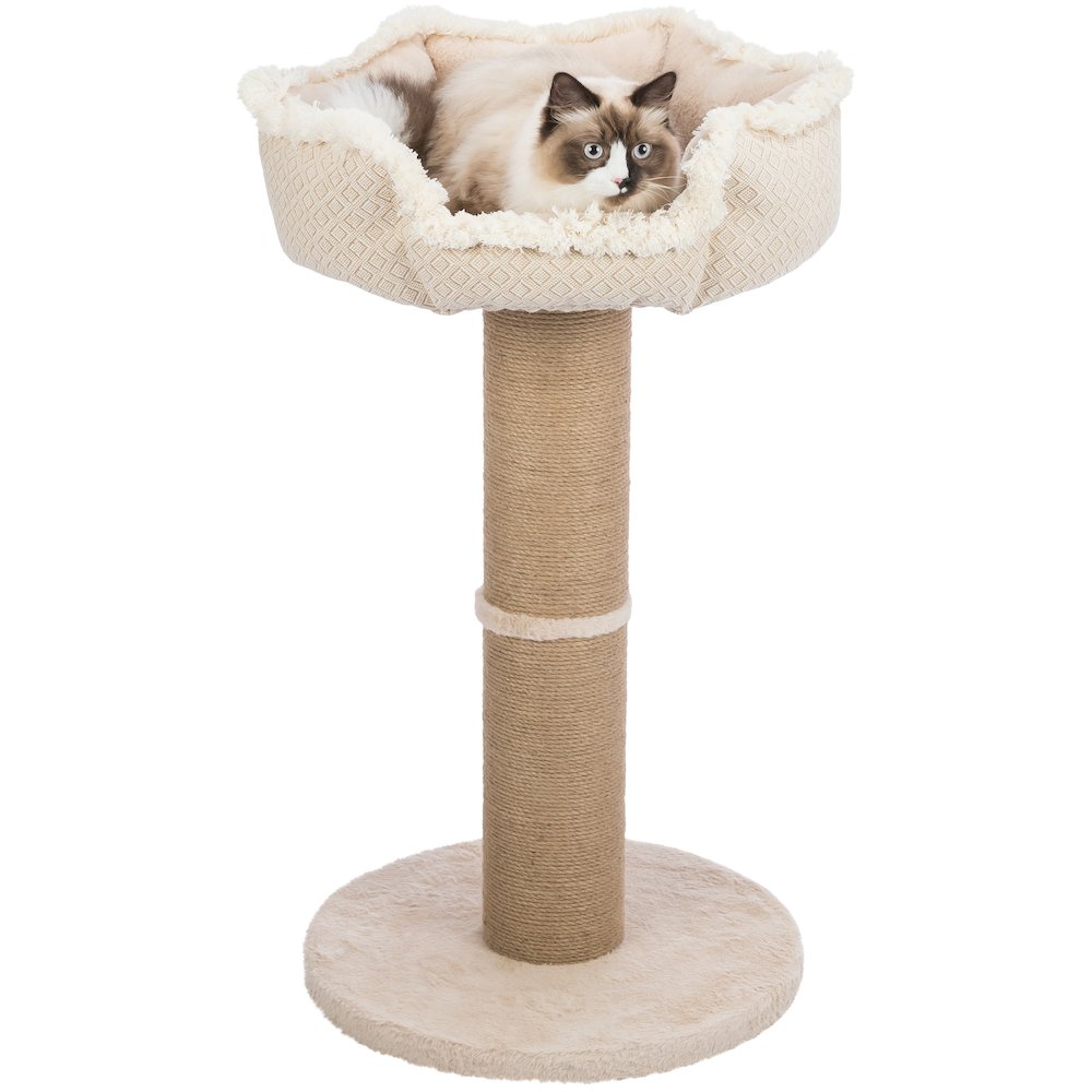 Boho Cat Tree, 38.2" Tall, Beige