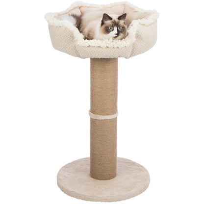 Boho Cat Tree, 38.2" Tall, Beige