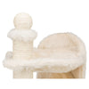 Baza Gandia Plush 26.8" Cat Tree with Sisal Scratching Post-Hammock & Tunnel