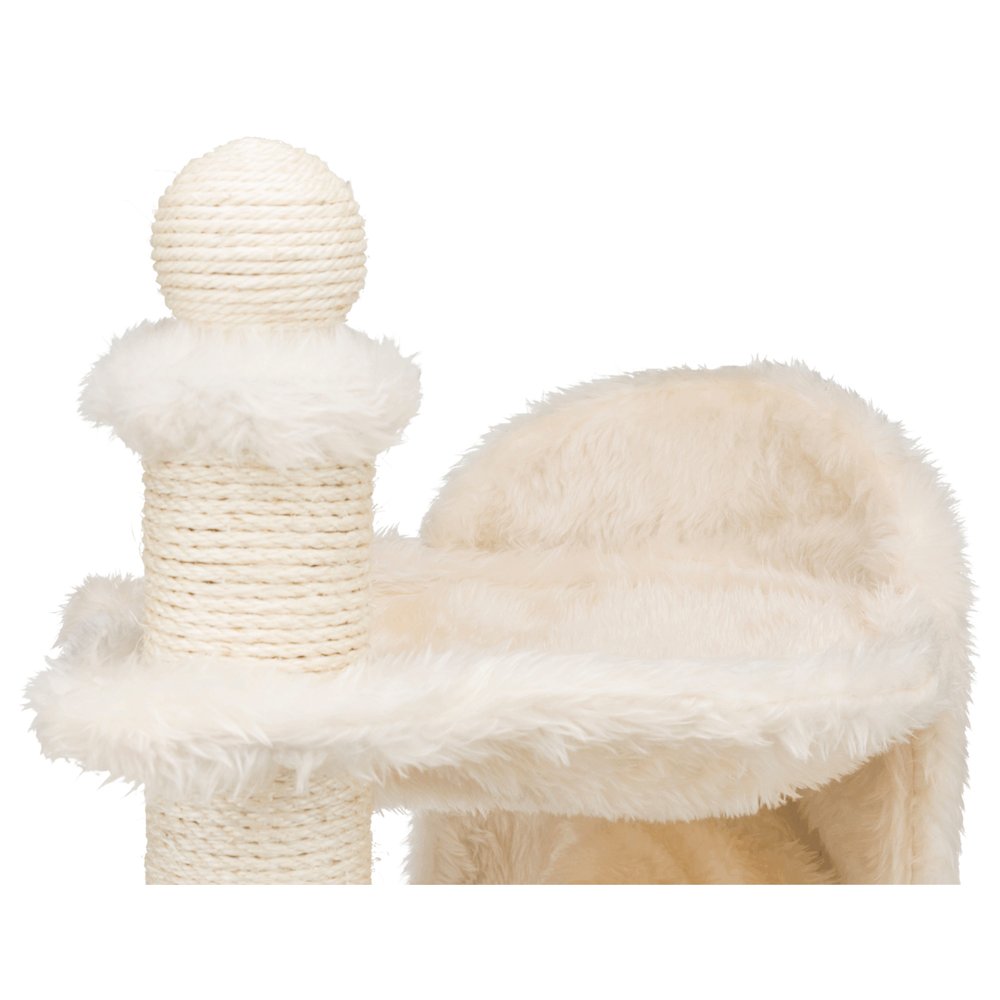 Baza Gandia Plush 26.8" Cat Tree with Sisal Scratching Post-Hammock & Tunnel