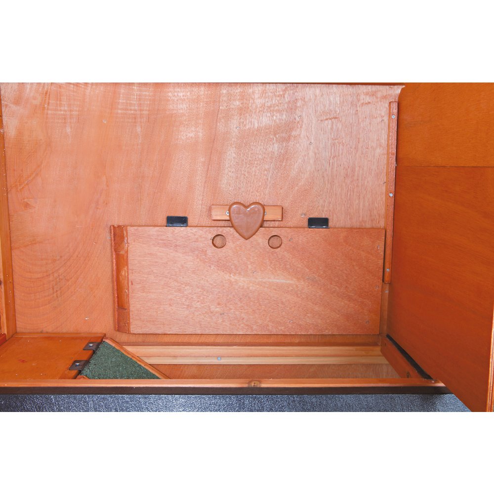 Weatherproof Outdoor 2-Story Medium Wooden Small Animal Hutch