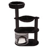 Giada Plush & Sisal 4-Level 44" Cat Tree with Scratching Posts, Condo & Hammock