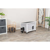 Classic Elevated Weatherproof Cat House, 2 Cover Openings, Indoor-Outdoor
