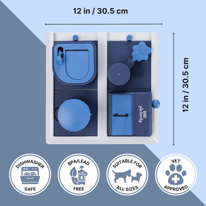 Dog Activity Poker Box 2 Strategy Game, Level 2 Dog Puzzle Toy, Treat Dispenser