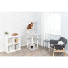 Seli Plush 4-Level 59" Cat Tree with Sisal Scratching Posts, Condo & Cat Toy
