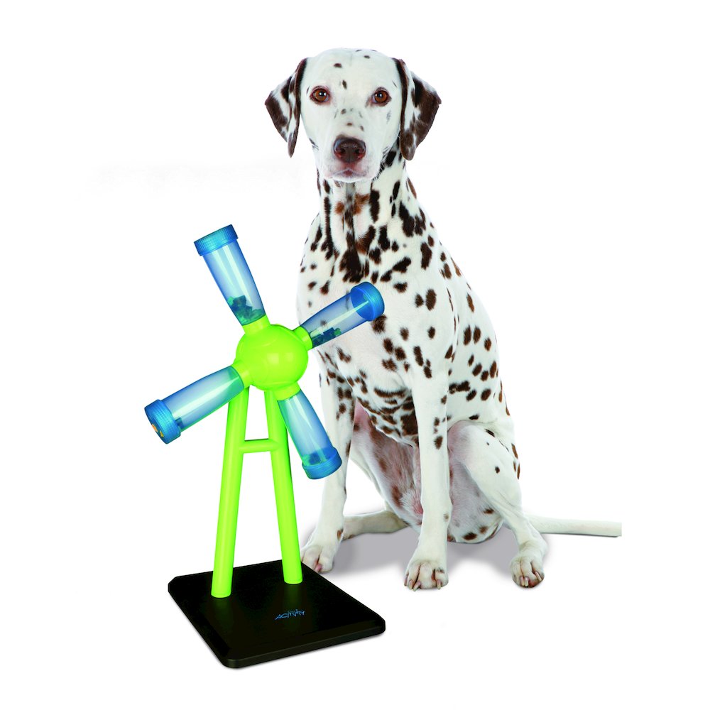 Dog Activity Windmill Strategy Game, Level 1, Beginner Dog Puzzle Toy