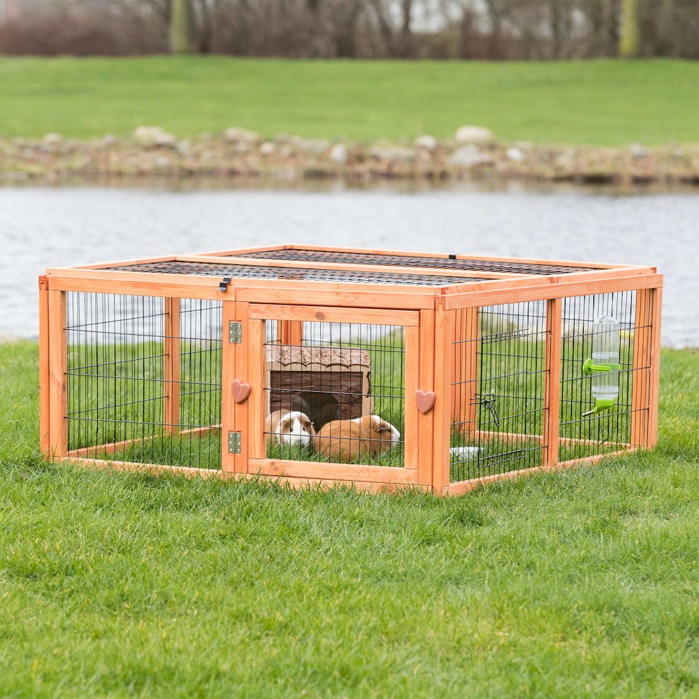 Weatherproof Outdoor Medium Small Animal Cage & Run Extension Roof