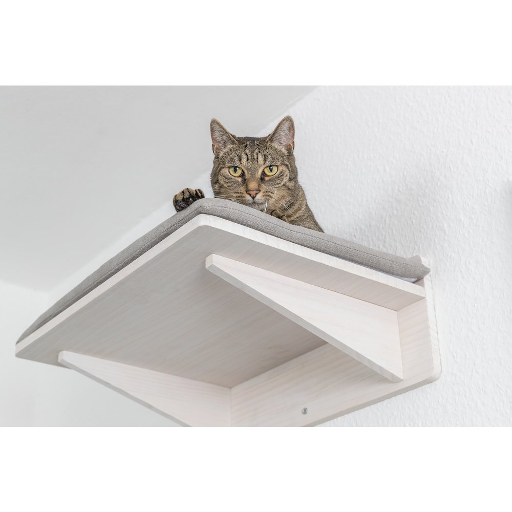 Wall Set 6 Wall Mounted Cat Perch System, Scratching Posts, Platforms, Steps