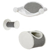 Liam Multi-Level Wall Mounted Cat Perch-Lounge Set, Gray