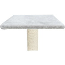 Espejo 27" Sisal Cat Scratching Post with Plush Platform, Gray