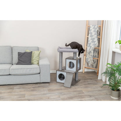 Mali Sisal & Wood 34" Cat Tree with Scratching Posts & Pads, Condos, Ramp