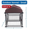 Deluxe Outdoor Dog Kennel, Small