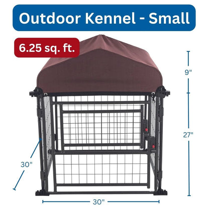 Deluxe Outdoor Dog Kennel, Small