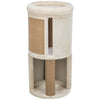 Giorgia Plush & Sisal 32" Cat Condo Tower, Scratching Posts  with Padded Bed