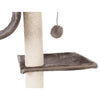San Fernando Plush & Sisal 3-Level 41.7" Cat Tree, Scratching Posts & Condo
