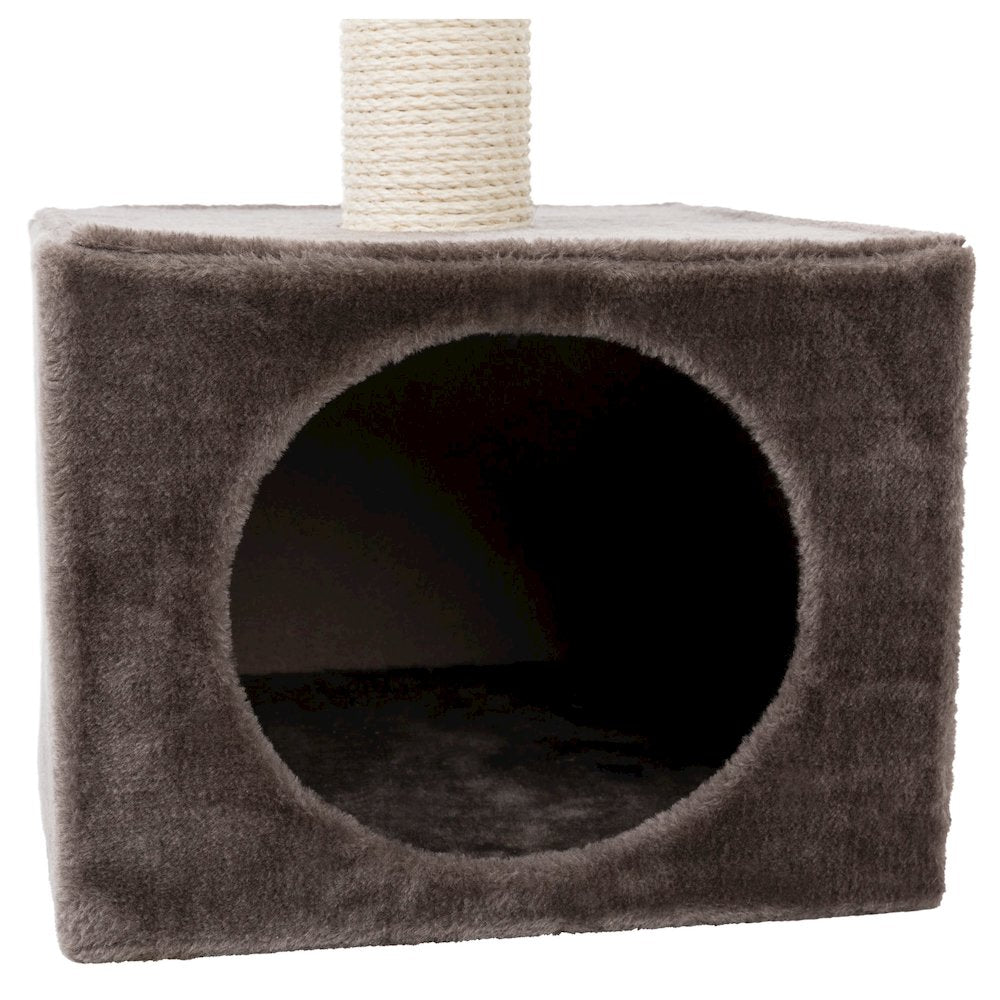 San Fernando Plush & Sisal 3-Level 41.7" Cat Tree, Scratching Posts & Condo