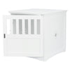 1-Door 20" Wooden Indoor Furniture Style Crate for Small Dogs, White