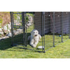 Dog Kennel Sunshade, All Weather Side Panel, Fits 8x4x4.5-FT Kennel, Burgundy
