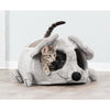 Lukas Plush Indoor Cat Condo with Sisal Scratching Surface & Removable Cushion