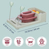 Fantasy Board Strategy Game for Cats, Puzzle Toy, Treat Dispenser