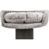 Pepino Sisal 35" Scratching Post with Plush Platform Bed and Dangling Cat Toy