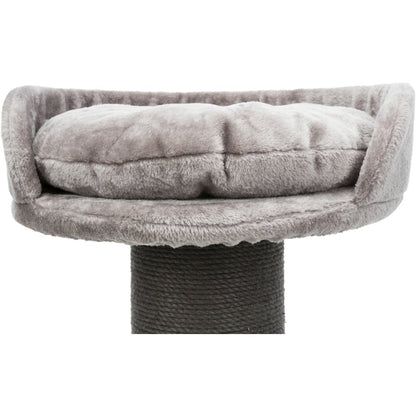 Pepino Sisal 35" Scratching Post with Plush Platform Bed and Dangling Cat Toy