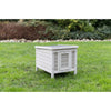 natura 1-Story Weatherproof Small Outdoor Cat House with Hinged Roof, Gray