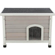 Classic Elevated Weatherproof Cat House, 2 Cover Openings, Indoor-Outdoor