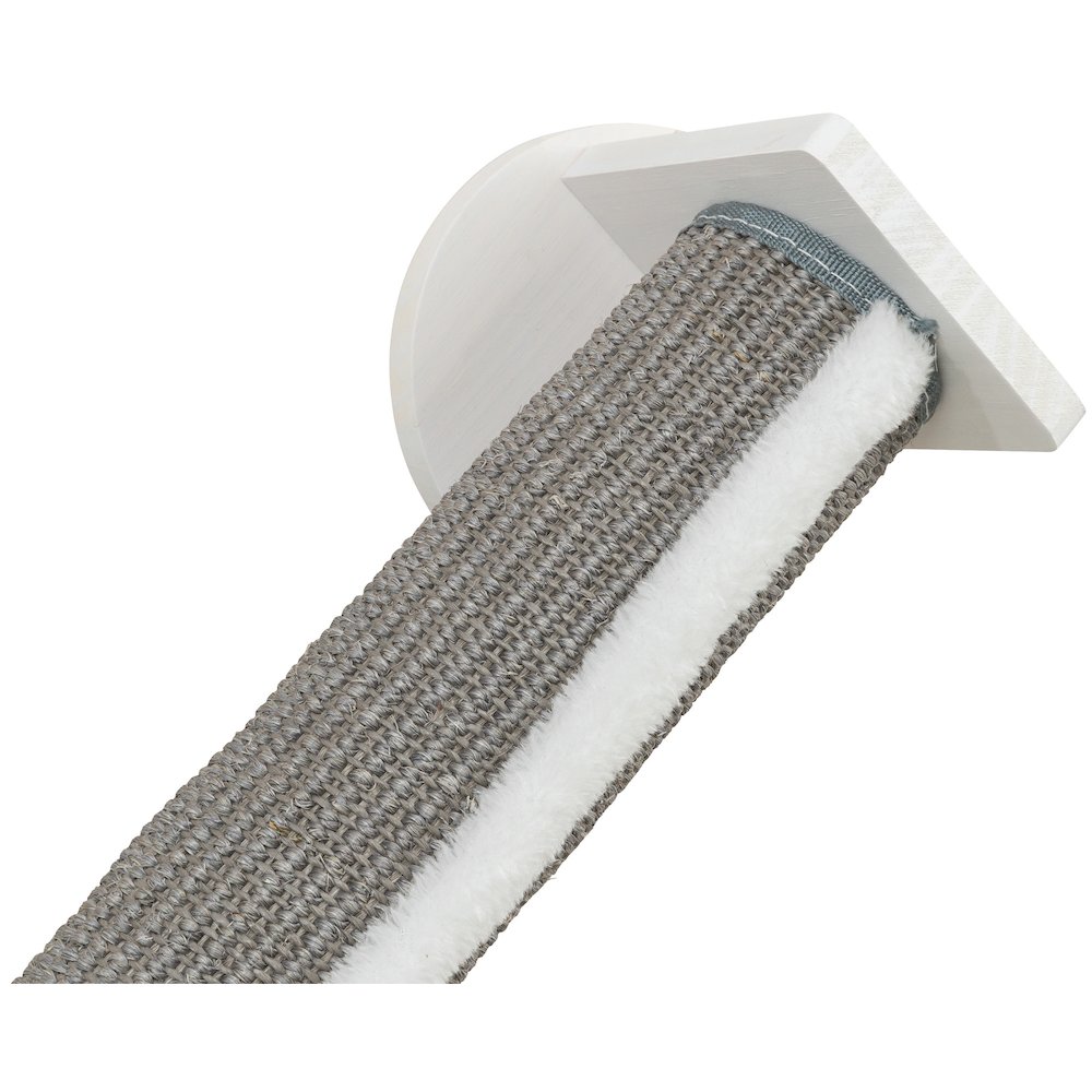 Wall Set 4 Wall Mounted Cat Perch System with 2 Sisal Scratching Posts, Gray
