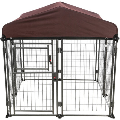 Deluxe Outdoor Dog Kennel, Medium