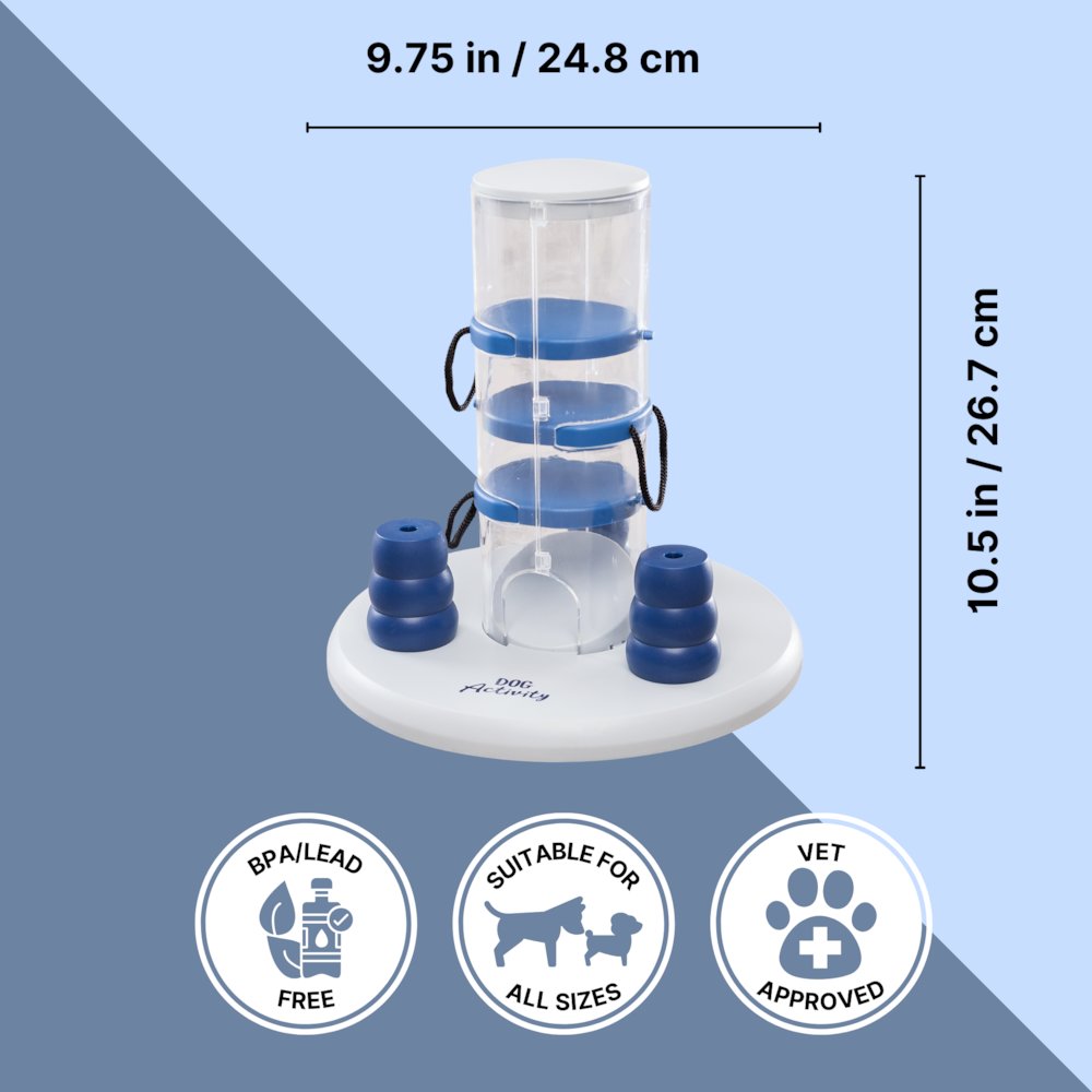 Dog Gambling Tower Strategy Game, Level 1, Beginner Dog Puzzle Toy