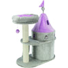 My Kitty Castle Plush 35.5" Cat Tree, Sisal Scratching Posts, Rustling Fabric