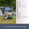 Portable Pet Fence, Mesh Dog Playpen, Outdoor Camping Fence, Easy to Transport