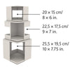 Lilo Plush & Sisal 3-Level 48.4" Cat Condo Tower with Removable Cushions, Brown