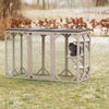 natura Weatherproof Wooden Cattery with 3 Perches, 44L x 70.9W x 31.5H, Gray